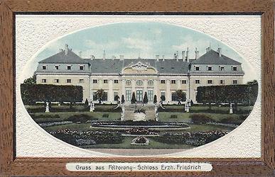 Schloss Halbturn, Ansichtskarte von 1905