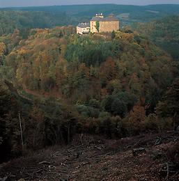 Burg Lockenhaus im Burgenland. Photographie., © IMAGNO/Gerhard Trumler