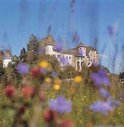 Spätmittelalterliche Burg Frauenstein in Kärnten. Photographie von Gerhard Trumler. Um 1999., © IMAGNO/Gerhard Trumler