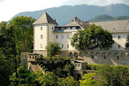 Südwestecke des Missionsklosters Wernberg., Foto: Johann Jaritz. Aus: Wikicommons unter CC 