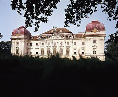 Barockschloss Riegersburg im Waldviertel an der Grenze zu Tschechien. Errichtet von 1730 bis 1770. Österreich. Photographie. Um 2004., © IMAGNO/Gerhard Trumler