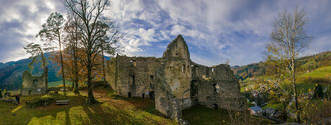 Burgruine Losenstein Innenansicht