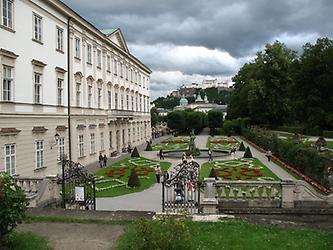 Schloss Mirabell, Foto: Andrew Bossi. Aus: WikiCommons unter CC 