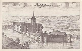 Burg Burgau - Foto: Vischers Topographia Ducatus Styriae 1681