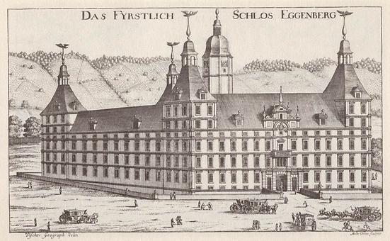 Schloss Eggenberg - Foto: Vischers Topographia Ducatus Styriae 1681