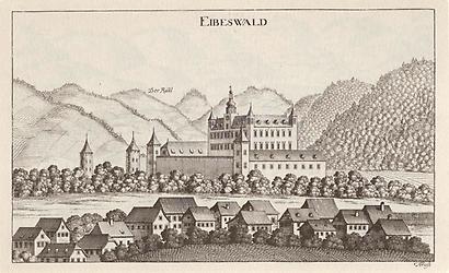 Schloss Eibiswald - Foto: Vischers Topographia Ducatus Styriae 1681