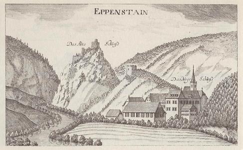 Burg Eppenstein, Vischers Topographia Ducatus Styriae 1681