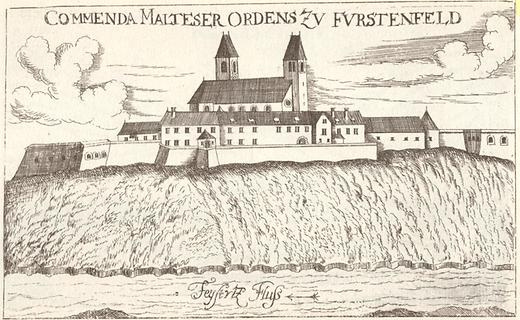 Schloss Fürstenfeld - Foto: Vischers Topographia Ducatus Styriae 1681