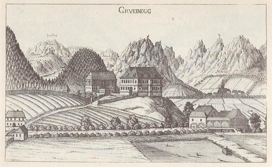 Schloss Grubegg - Foto: Vischers Topographia Ducatus Styriae 1681