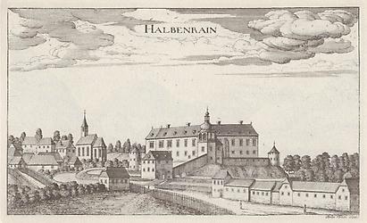 Schloss Halbenrain - Foto: Vischers Topographia Ducatus Styriae 1681