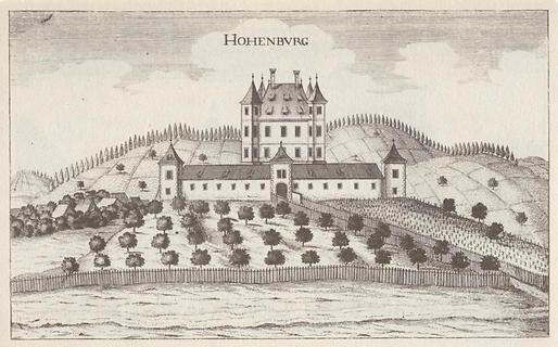 Schloss Hohenburg - Foto: Vischers Topographia Ducatus Styriae 1681