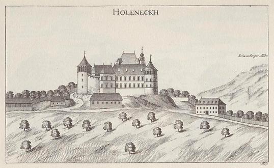 Schloss Hollenegg - Foto: Vischers Topographia Ducatus Styriae 1681