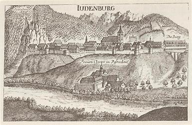 Burg Judenburg - Foto: Vischers Topographia Ducatus Styriae 1681