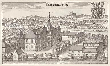 Schloss Klingenstein - Foto: Vischers Topographia Ducatus Styriae 1681