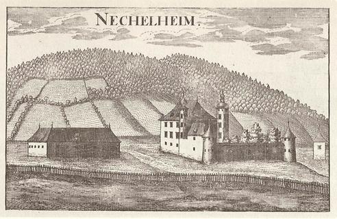 Schloss Nechelheim - Foto: Vischers Topographia Ducatus Styriae 1681