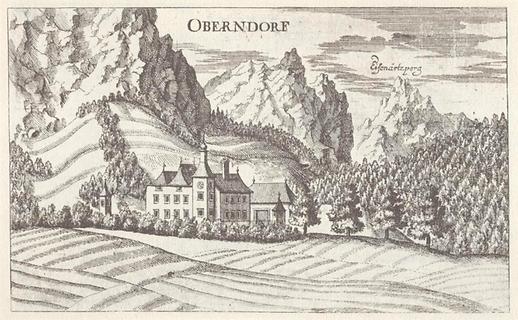 Schloss Oberdorf - Foto: Vischers Topographia Ducatus Styriae 1681
