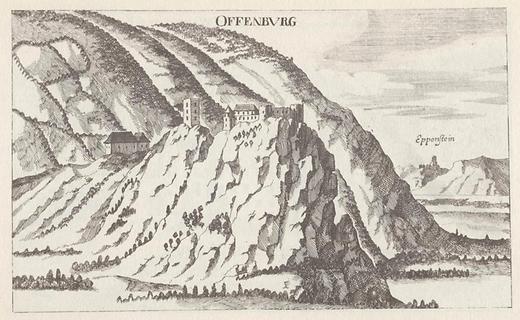 Burg Offenburg - Foto: Vischers Topographia Ducatus Styriae 1681