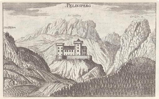 Burg Pflindsberg - Foto: Vischers Topographia Ducatus Styriae 1681
