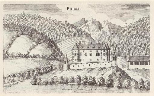 Schloss Pichl - Foto: Vischers Topographia Ducatus Styriae 1681