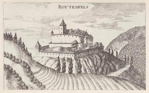 Schloss Rothenfels - Foto: Vischers Topographia Ducatus Styriae 1681