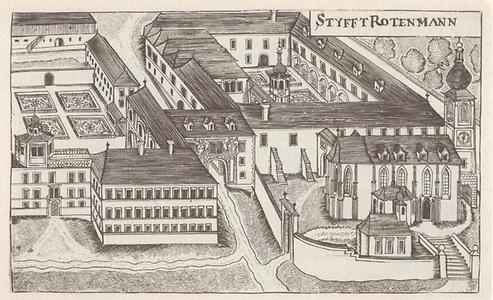 Burg Rottenmann - Foto: Vischers Topographia Ducatus Styriae 1681