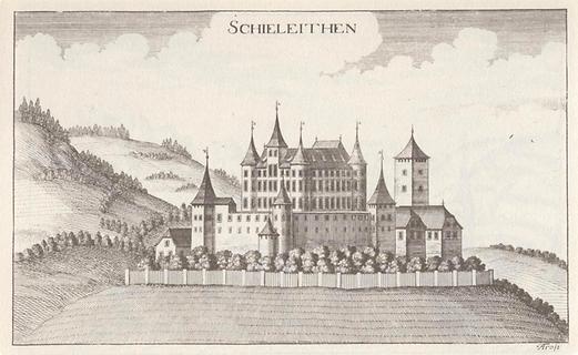 Burg Schielleiten - Foto: Vischers Topographia Ducatus Styriae 1681