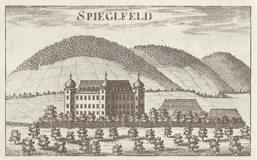 Schloss Spiegelfeld - Foto: Vischers Topographia Ducatus Styriae 1681