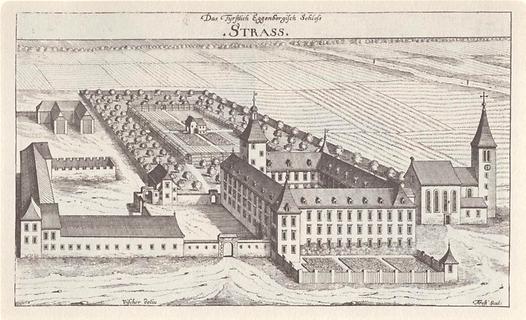 Schloss Straß - Foto: Vischers Topographia Ducatus Styriae 1681