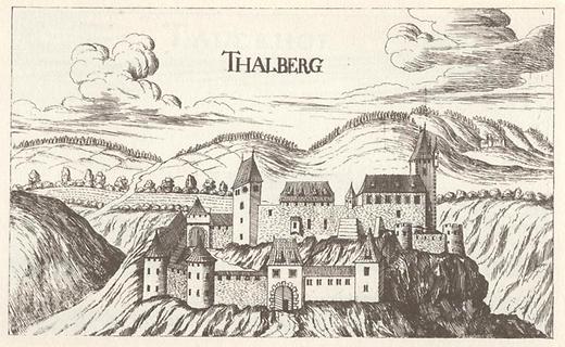 Burg Thalberg - Foto: Vischers Topographia Ducatus Styriae 1681