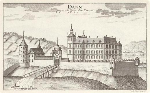 Schloss Thann - Foto: Vischers Topographia Ducatus Styriae 1681