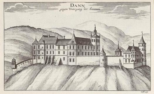 Schloss Thann - Foto: Vischers Topographia Ducatus Styriae 1681