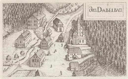 Pfarrhof Tobelbad - Foto: Vischers Topographia Ducatus Styriae 1681
