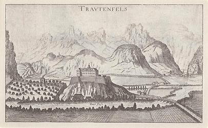 Schloss Trautenfels, Vischers Topographia Ducatus Styriae 1681