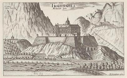 Schloss Trautenfels, Vischers Topographia Ducatus Styriae 1681