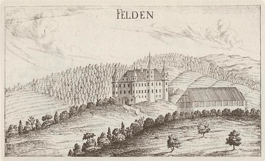 Schloss Velden - Foto: Vischers Topographia Ducatus Styriae 1681