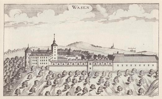 Schloss Waasen - Foto: Vischers Topographia Ducatus Styriae 1681
