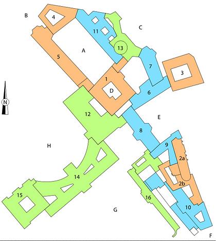 Sichtplan der Wiener Hofburg