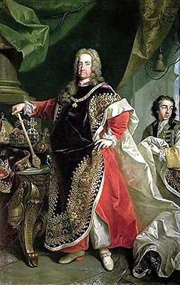 Kaiser Karl VI., Gemälde von Joh. Gottfried Auerbach