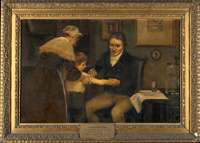 Dr. Jenners erste Pockenimpfung 1796