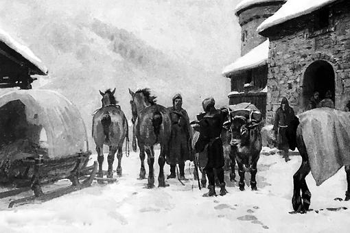 Darstellung des Hospitals am Semmering