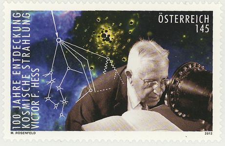 Briefmarke 2012 zu Ehren von Victor Hess