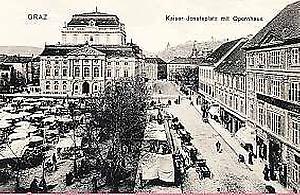 Ansicht des Kaiser-Josef-Platzes