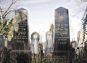 Grabsteine am Israelitischen Friedhof in Graz-Wetzelsdorf