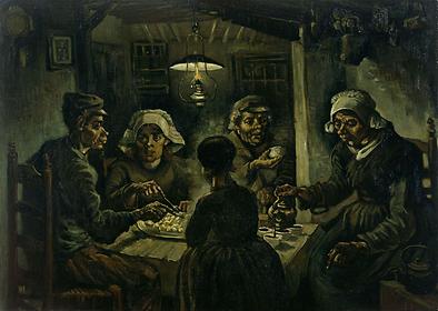 Die Kartoffelesser. Vicent van Gogh. 1885.