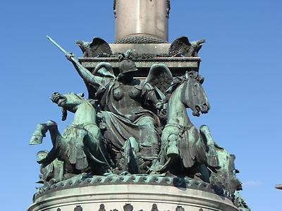 Tegetthoffdenkmal am Wiener Praterstern Bild zum Vergrößern anklicken © Foto Peter Diem