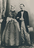 Ehepaar Rad, Foto um 1868