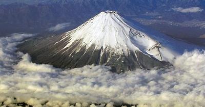 Der 3778 hohe Vulkan Fuji-san