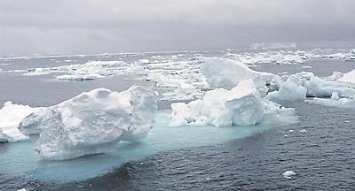 Eis im Nordpolarmeer