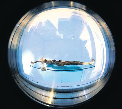 Mumifizierte Leiche im Südtiroler Archäologie-Museum