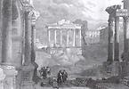 Das Forum (Campo Vaccino) in Rom 1836. © Abbildung: Meyer`s Universum 1836:85